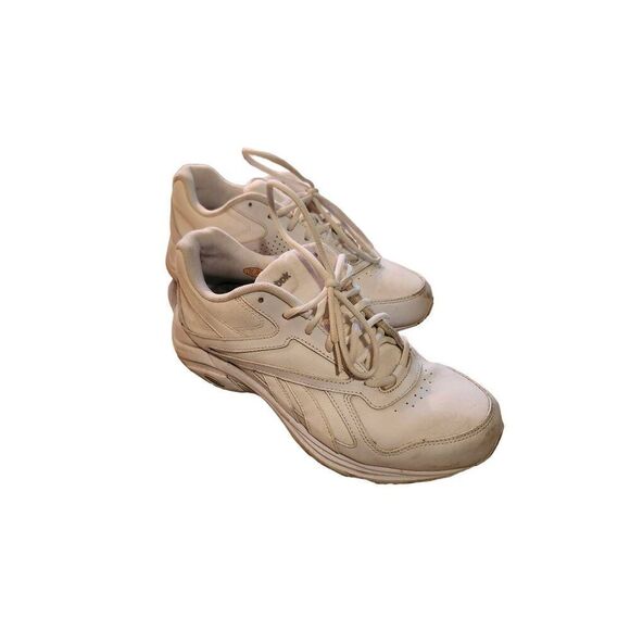 90s Vtg Reebok DMX White Chunky Sneakers - Picture 1 of 6